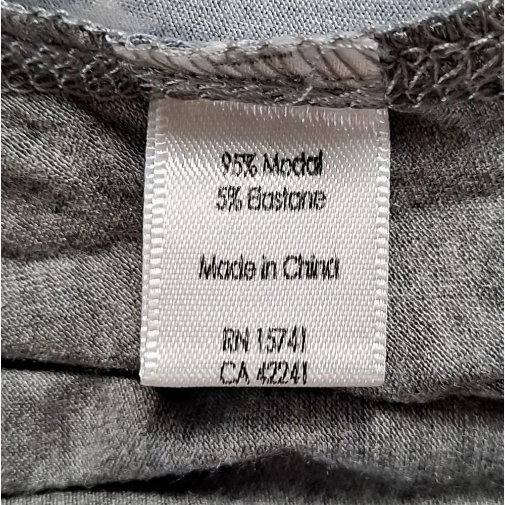 PJ Salvage Star Racerback Tank Pajama Top Blue Grey Medium